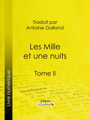 cover image of Les Mille et une nuits